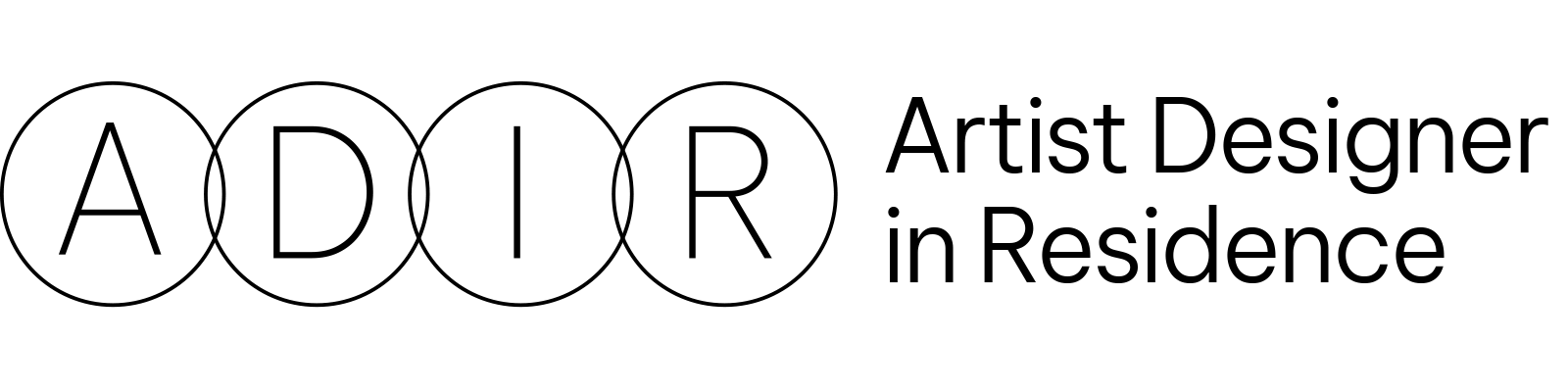 Artist Designer In Residence (ADIR) 