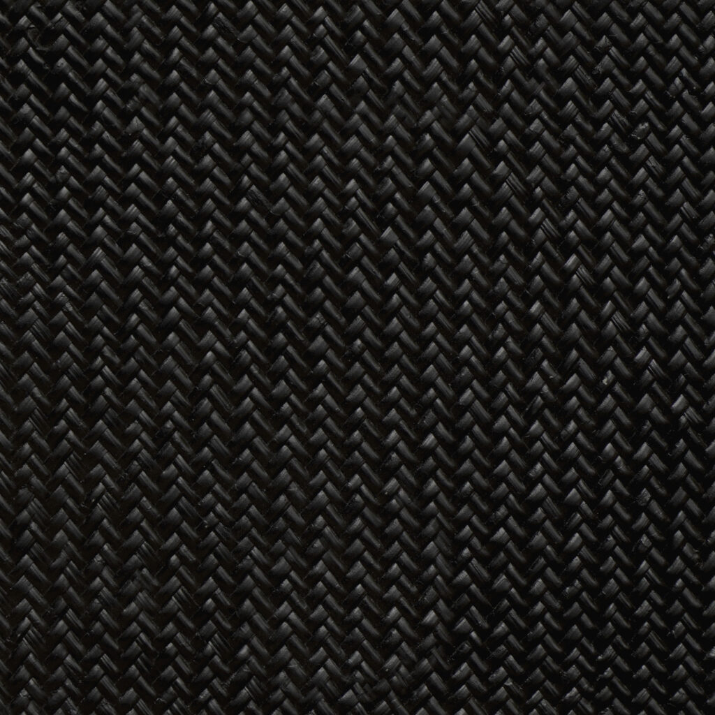 SR.RT-W207D5F116 (C)_Rattan Skin Herringbone Weave 5 Black Dark Secret